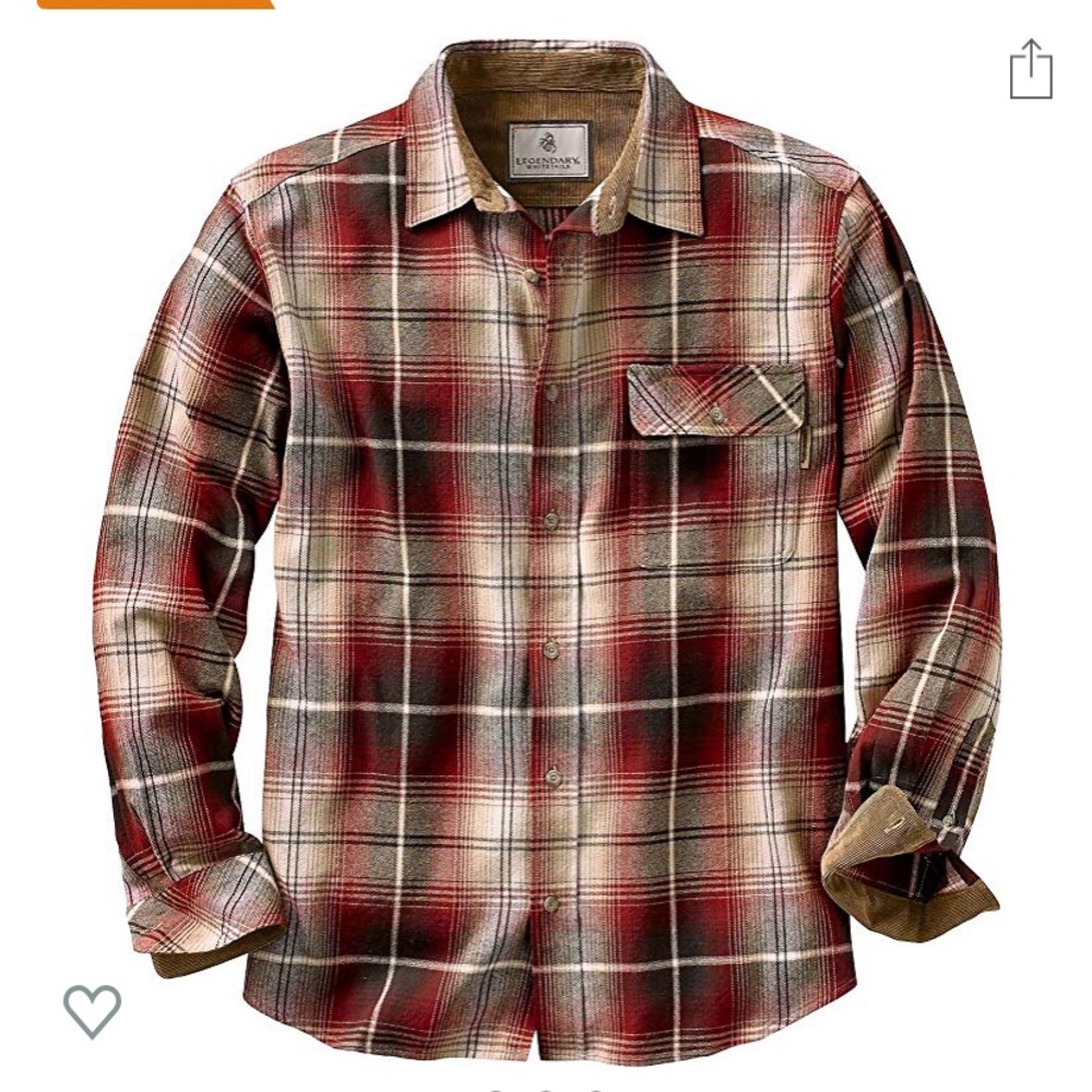 Legendary Whitetail Men’s Flannel (M)